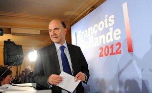 Pierre Moscovici, le directeur de campagne de François Hollande, à Paris, le 16 novmebre 2011.