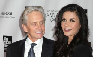 Michael Douglas et Catherine Zeta-Jones, le 22 avril 2013.