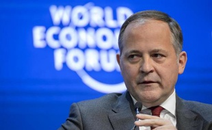 Benoît Coeuré, membre du comité exécutif de la BCE, le 24 janvier 2015 à Davos