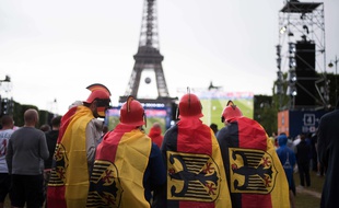 Fan zone du Champ-de-Mars, le 16 juin 2016.