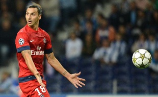 Le Parisien Zlatan Ibrahimovic, le 3 octobre 2012, à Porto.