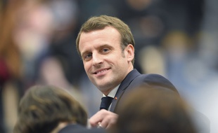 Emmanuel Macron lors d'un débat consacré à la situation sociale des femmes, le 28 février 2019.
