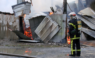 Illustration d'une intervention des pompiers d'Ille-et-Vilaine, ici à Chantepie, près de Rennes, en 2012.