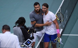 Tsonga termine sa saison par une défaite en quart à Bercy contre Nadal.