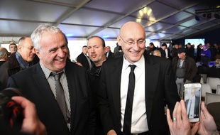 Bernard Laporte au moment de l'élection de président de la FFR