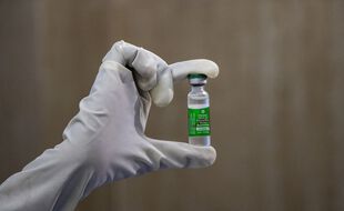 Un vaccin AstraZeneca, illustration