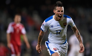 Le Slovaque Marek Hamsik, le 12 octobre 2015