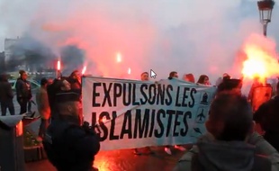 Irruption d'un groupe d'extrême droite au rassemblement lillois.