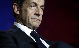Nicolas Sarkozy, lors d'un meeting du parti Les Républicains à Asnières-sur-Seine, le 3 juin 2015.