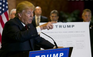 Donald Trump le 28 septembre 2015 à New York