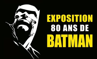 Détail de l'affiche annonçant l'exposition Batman à Angoulême