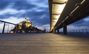 Vue depuis le pont-passerelle