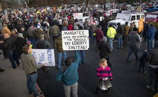 Manifestation aux Etats-Unis, illustration