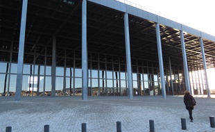 Nantes, le 17 février 2015, le palais de justice, sur l'île de Nantes