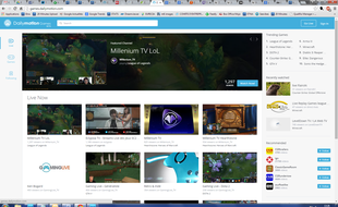 La plateforme Dailymotion Games dédiée au streaming de jeu vidéo.