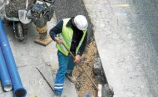 23,3 km de canalisations ont été remplacées l'année dernière.