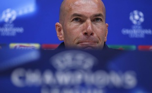 Zinédine Zidane en conférence de presse le 7 mars 2016.