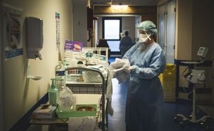 Dans un hôpital de Grasse, le 22 janvier 2021.