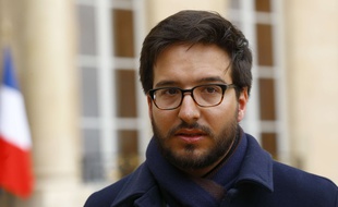 Emmanuel Domenach, rescapé du Bataclan et vice-president de l'association "13 novembre : Fraternité et Verité". AP Photo/Francois Mori.