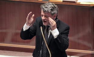Le ministre de l'Ecologie, Jean-Louis Borloo, le 4 mai 2010 à l'Assemblée nationale à Paris.
