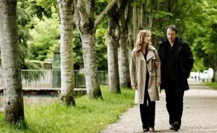 Isabelle Huppert et Jean-Hugues Anglade dans "Villa Amalia"