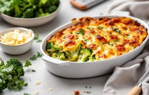 Fondant à souhait, voici le gratin de brocoli qui réconcilie avec les légumes verts en deux temps trois mouvements !