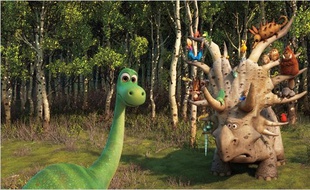 Arlo et Le Collectionneur dans Le viyage d'Arlo de Peter Sohn