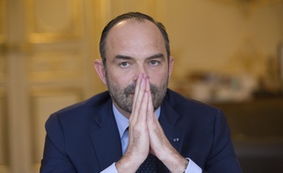 Le Premier Ministre Edouard Phillipe à Matignon.