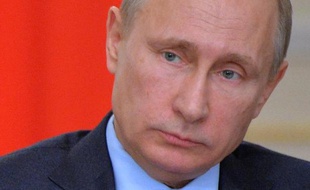 Le président Vladimir Poutine le 21 janvier 2015, dans sa résidence près de Moscou