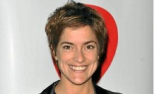 Emilie Aubry lors du Sidaction.