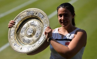 Marion Bartoli, en 2013 à Wimbledon