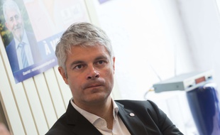 Laurent Wauquiez, président Les Républicains de la région Auvergne-Rhône Alpes, le 4 mai 2017 à Draveil