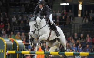 Kevin Staut et Silvana remettent leur ouvrage sur le métier face aux Américains et aux Allemands, lors de la finale de la Coupe du monde de saut d'obstacles, de jeudi à dimanche à Göteborg (Suède).