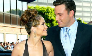 Les stars Jennifer Lopez et Ben Affleck au temps de leurs fiançailles en 2003