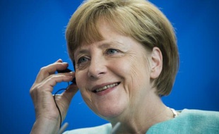 La chancelière allemande Angela Merkel, le 30 juin 2015 à Berlin