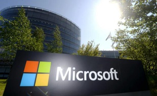 Siège de Microsoft, à Espoo près d'Helsinki en Finlande le 25 mai 2016