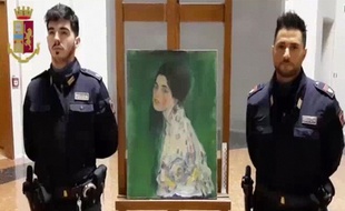 Un tableau volé de Klimt a été retrouvé par hasard en Italie.