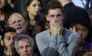 Des supporteurs d'Hillary Clinton, sous le choc, le 8 novembre 2016.