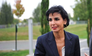 Rachida Dati, maire du 7e arrondissement de Paris et eurodéputée, lors des Journées parlementaires de l'UMP à Saint-Cyr-sur-Loire, le 14 octobre 2011.