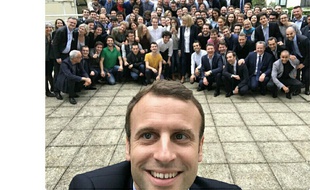 Capture d'écran du compte Twitter d'Emmanuel Macron