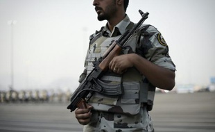 Un membre des unités spéciales de la police à la Mecque en Arabie saoudite, le 17 septembre 2015