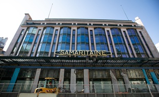 Le bâtiment de la Samaritaine, à Paris le 2 avril 2021.