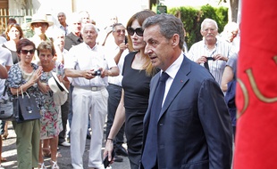 L'ancien président de la République et son épouse Carla Bruni-Sarkozy