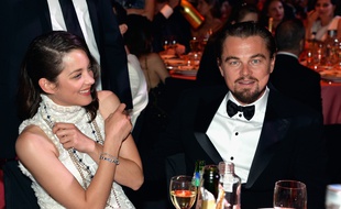 Marion Cotillard et Léonardo DiCaprio au gala de l'Amfar le 22 mai 2014.