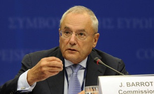Jacques Barrot, le 21 septembre 2009 à Bruxelles.