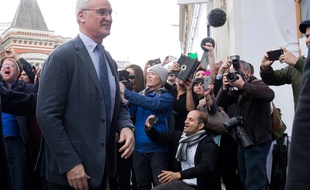 Claudio Ranieri, l'entraîneur de Leicester, le 3 mai 2016.