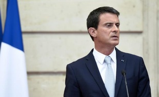 Le Premier ministre Manuel Valls à l'Elysée, le 22 juillet 2015