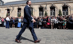 Edouard Philippe à Matignon, le 15 mai 2017.