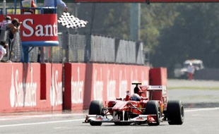 Fernando Alonso, vainqueur du Grand Prix d'Italie, le 12 septembre 2010