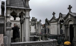 Illustration d'un cimetière lyonnais
